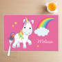 Rainbow Unicorn Kids Placemat