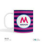 Fun Initials Magenta Kids Bowl