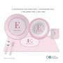 A Shiny Pink Letter Kids Bowl