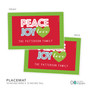 Peace, Joy and Love Christmas Plate