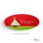 Modern Xmas Tree Christmas Plate