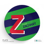 Brilliant Initial Green Kids Placemat