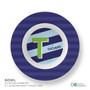 Brilliant Initial Blue Kids Placemat