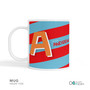 Brilliant Initial Red Kids Placemat