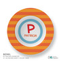 Fun Initials Orange Kids Placemat
