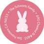 Little Bunny Pink Kids Address Labels