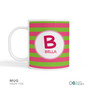 Fun Initials Pink Kids Placemat