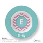 Chevron Pink and Aqua Kids Placemat