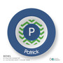 Chevron Green and Blue Kids Placemat