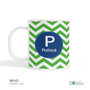 Chevron Green and Blue Kids Placemat