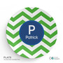 Chevron Green and Blue Kids Placemat