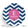 Chevron Blue and Pink Kids Placemat