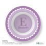 A Shiny Purple Letter Kids Placemat