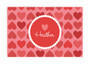 Lovely Hearts Kids Placemat