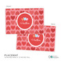 Lovely Hearts Kids Placemat