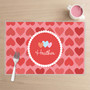 Lovely Hearts Kids Placemat
