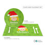 Santa's Hat Girl Kids Placemat