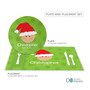 Santa's Hat Boy Kids Placemat