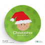 Santa's Hat Boy Kids Placemat
