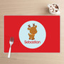 Sweet Baby Blue Deer Kids Placemat