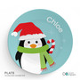 Hello Mr. Penguin Kids Placemat