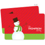 The Snowman is Here Holiday Placemat