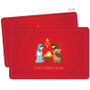 Sweet Red Nativity Holiday Placemat
