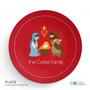 Sweet Red Nativity Holiday Placemat