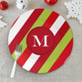Bold Xmas Stripes Holiday Placemat