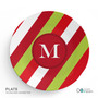 Bold Xmas Stripes Holiday Placemat