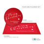 Merry Christmas Message Holiday Placemat
