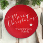 Merry Christmas Message Holiday Placemat