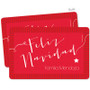 Mensaje de Feliz Navidad Holiday Placemat