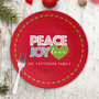 Peace, Joy and Love Holiday Placemat