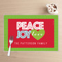 Peace, Joy and Love Holiday Placemat