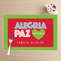 Alegria, Paz y Amor Holiday Placemat