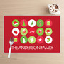 Christmas Symbols Holiday Placemat