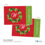 Elegant Wreath Holiday Placemat