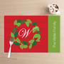 Elegant Wreath Holiday Placemat