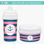 Let's Sail Pink Toddler Sippy Cups