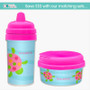 Personalized Toddler Sippy Cups with Turtle