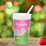 Turtle and Happy Bird Custom Kids Cups