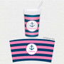 Let's Sail Pink Toddler Cup