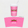 Little Miss Mustache Toddler Cup
