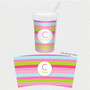 Pastel Stripes Toddler Cup