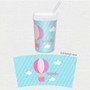 Pink Hot Air Balloon Toddler Cup