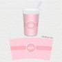 Initials on Chevron Toddler Cup