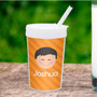 Just Like Me (Boy-Orange) Toddler Cup