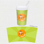 Cute Baby Monkey Toddler Cup