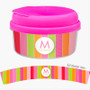 Bold And Fun Stripes Snack Bowls For Kids